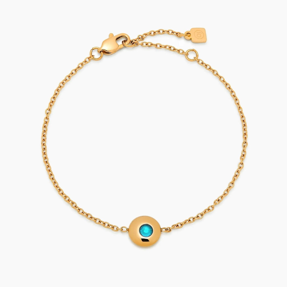 Mini Charm Bracelet with Birthstone
