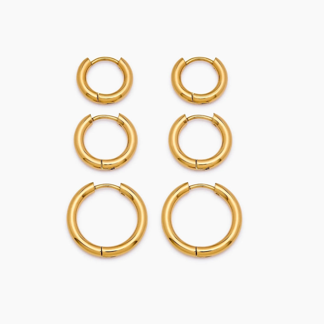 Essential Gold Hoops Set