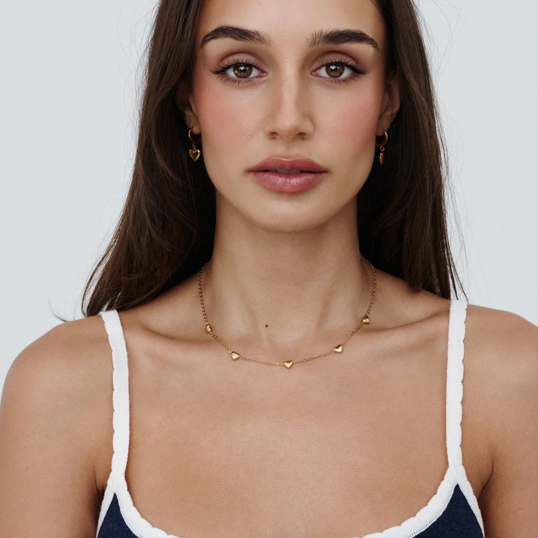 Embossed Heart Necklace