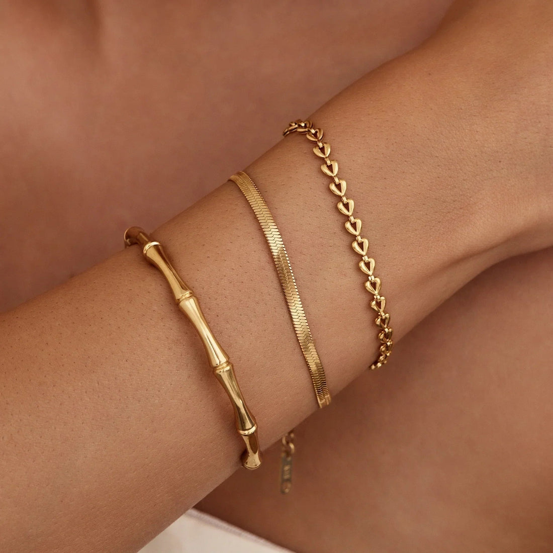 Gold Bamboo Bangle