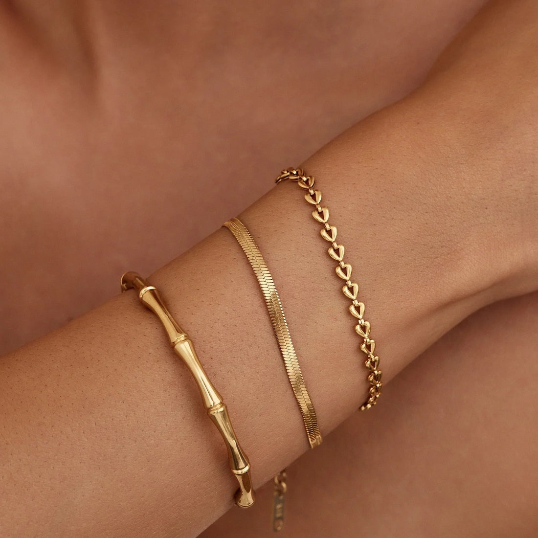 Heart Chain Bracelet