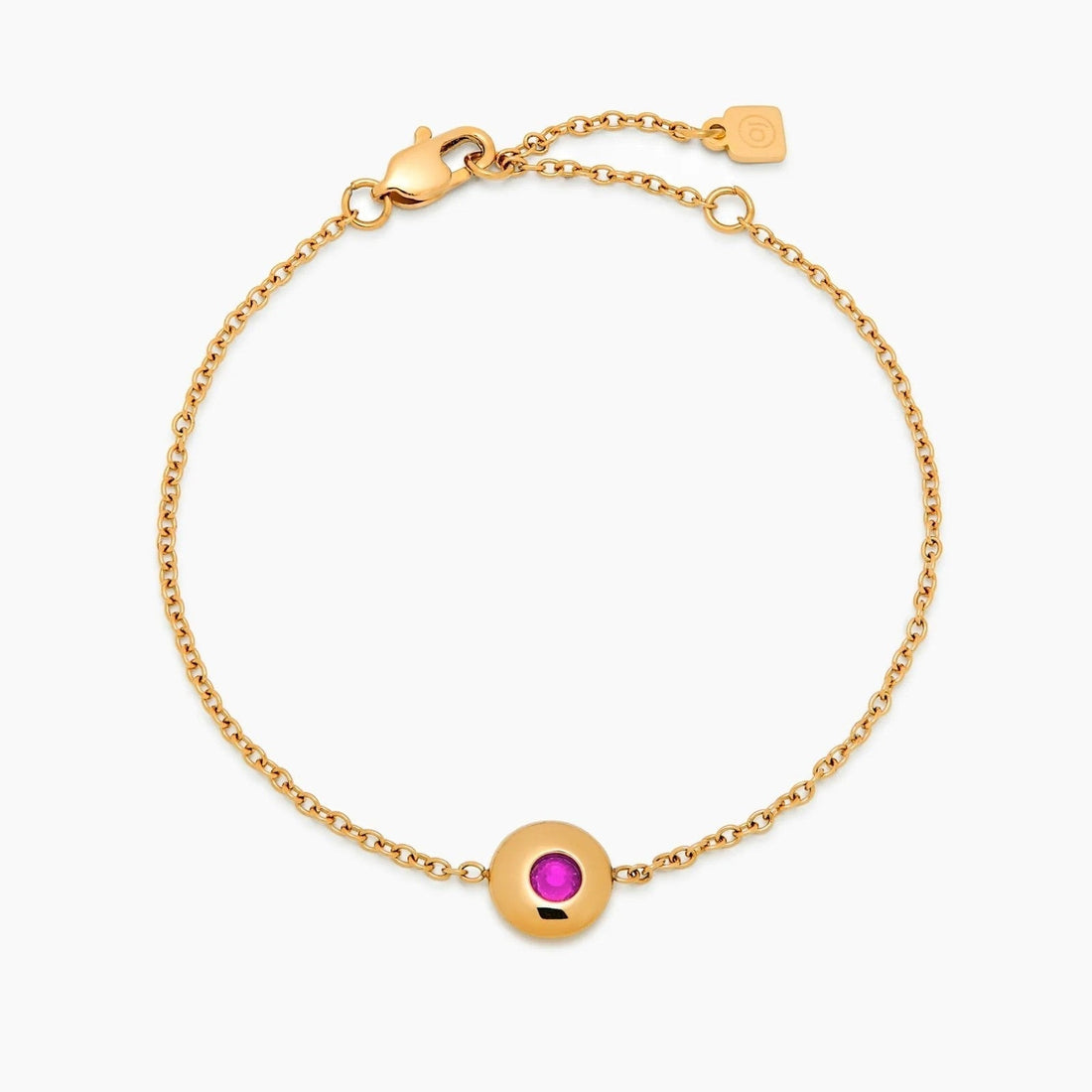 Mini Charm Bracelet with Birthstone