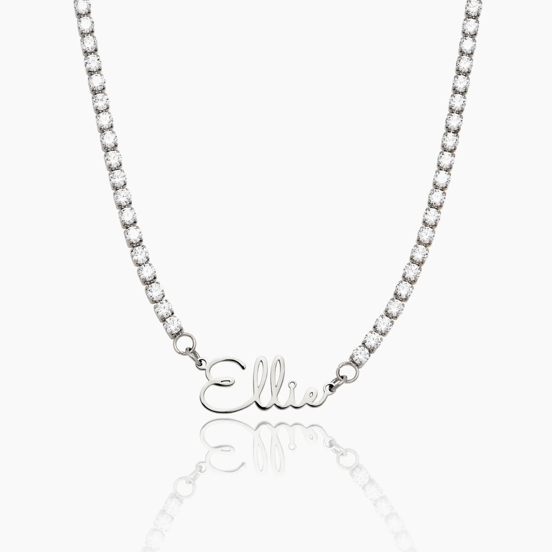 Signature Tennis-Style Name Necklace