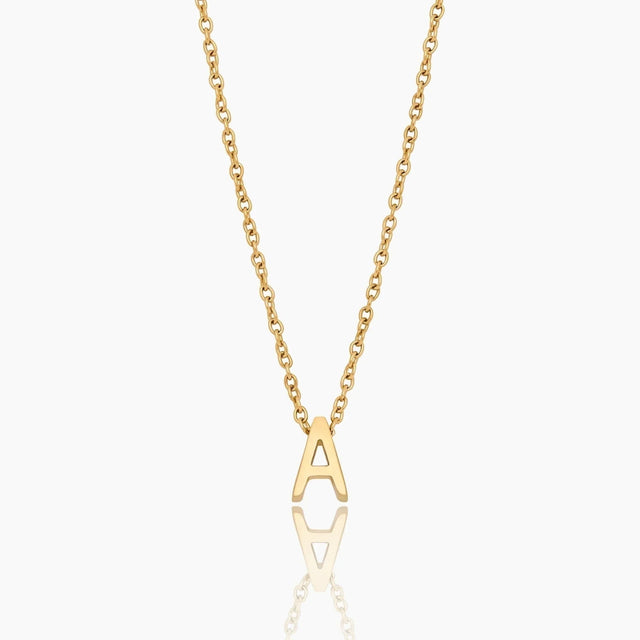 Delicate Necklace with Initial Charm
