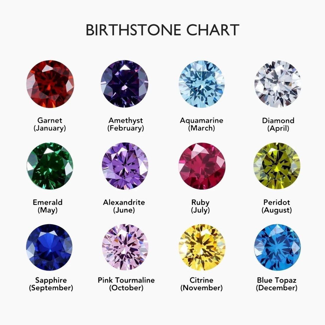 Bracelet with Initial and Birthstone