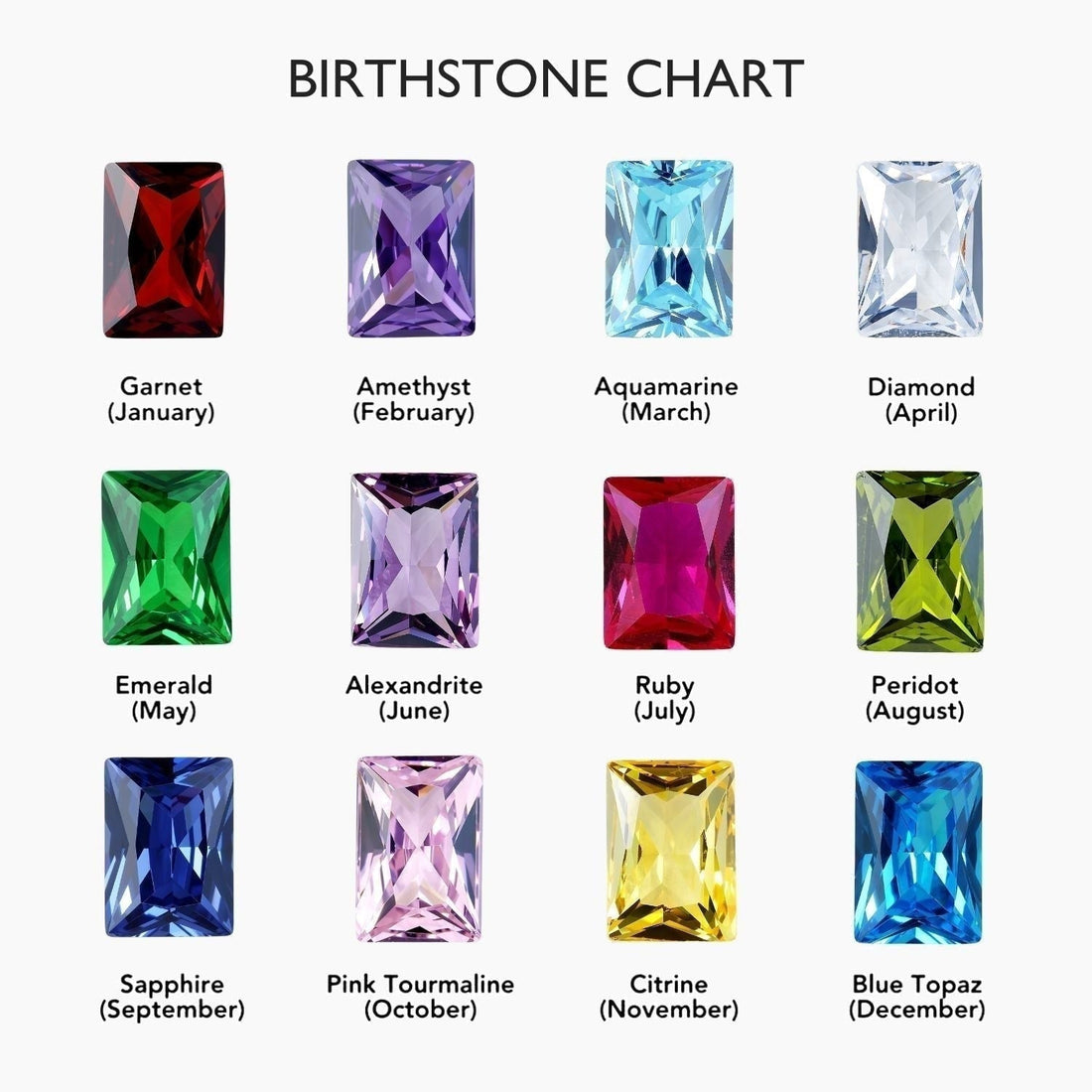 Eternal Duo Necklace with Birthstones
