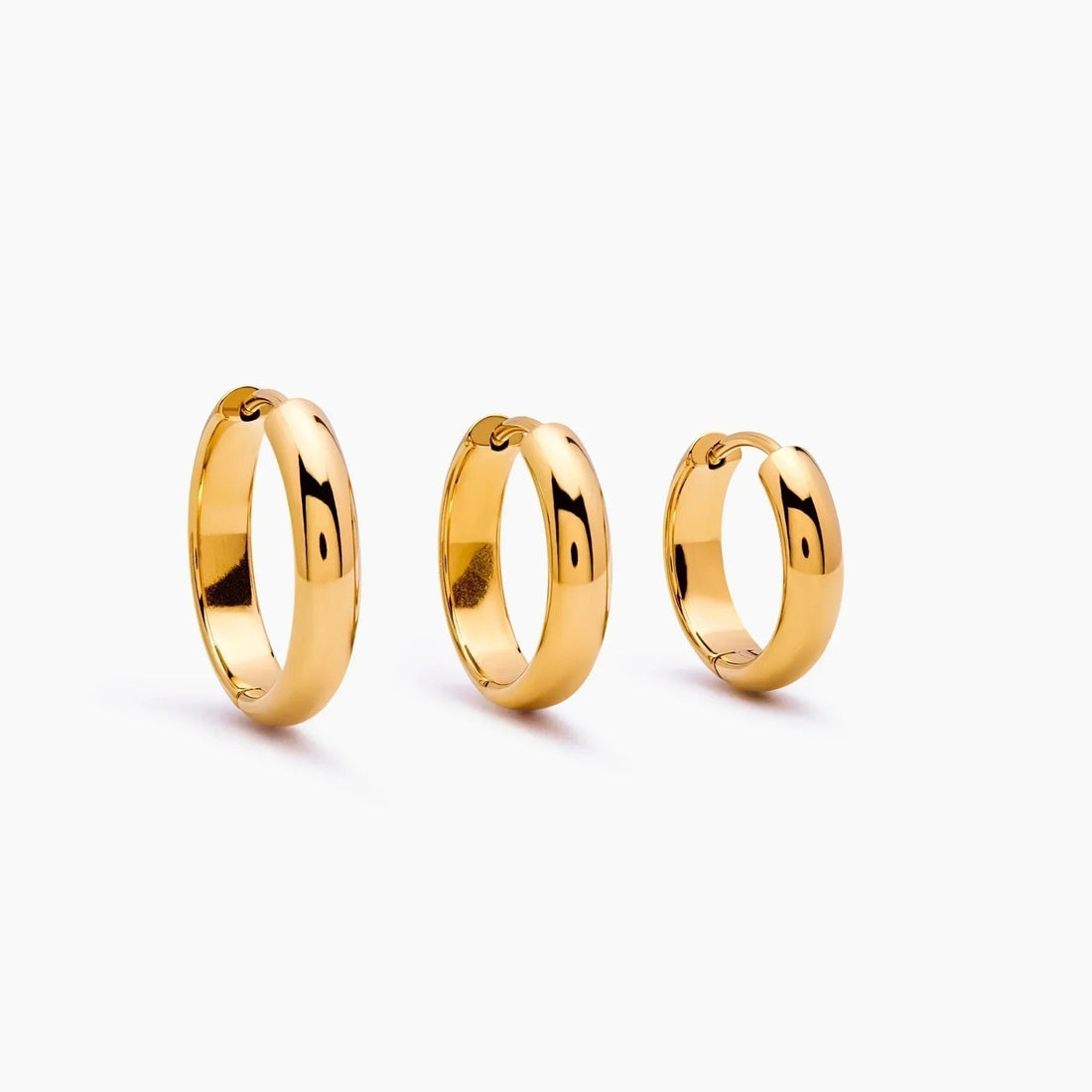 Bold Dome Hoop Earrings