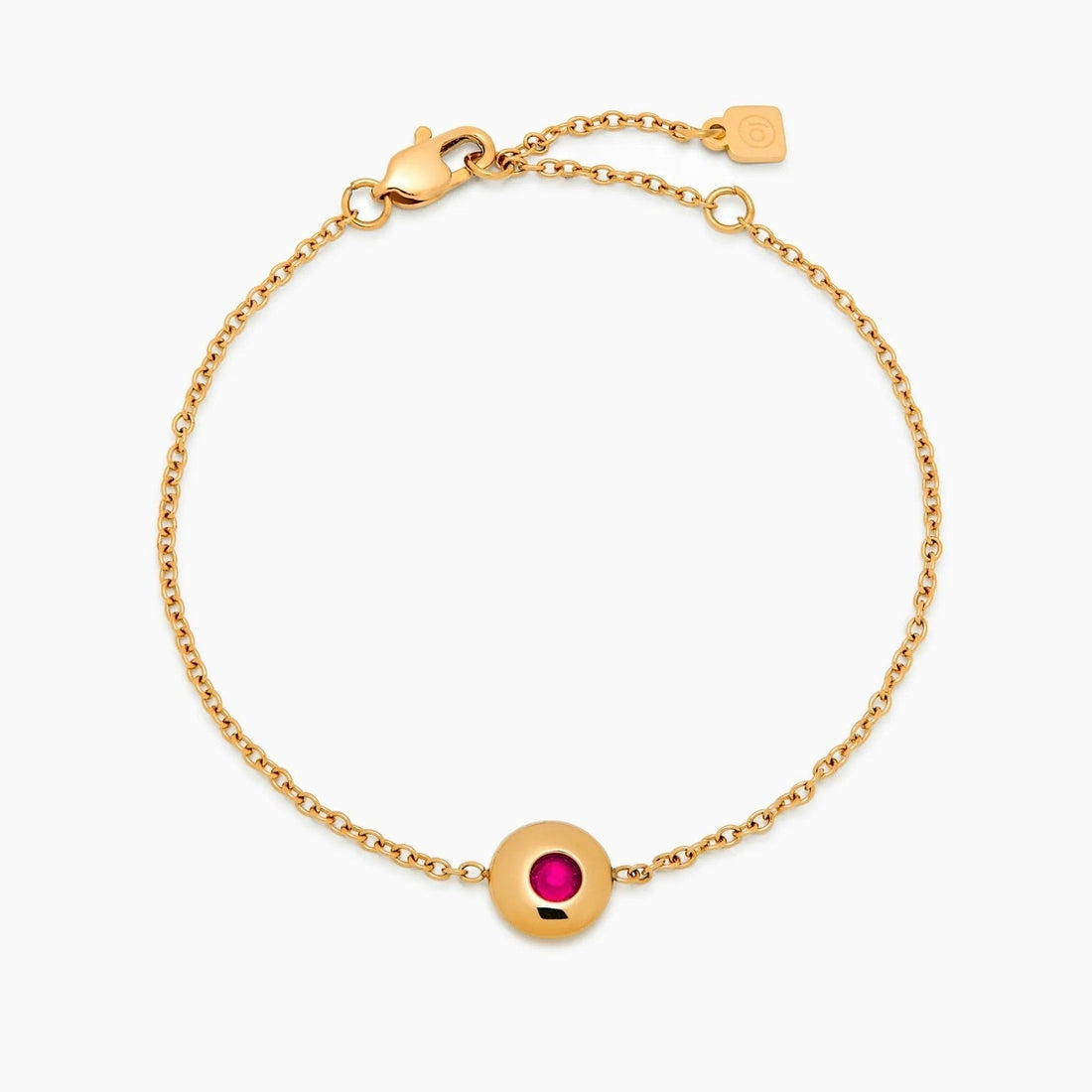Mini Charm Bracelet with Birthstone