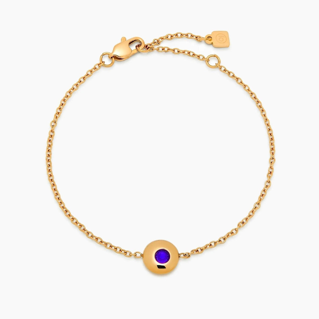 Mini Charm Bracelet with Birthstone