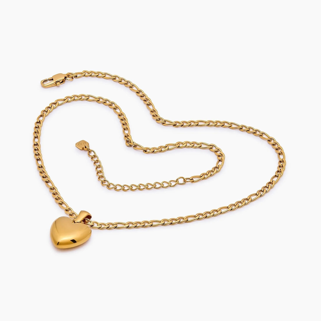 Necklace with Puffy Heart Pendant