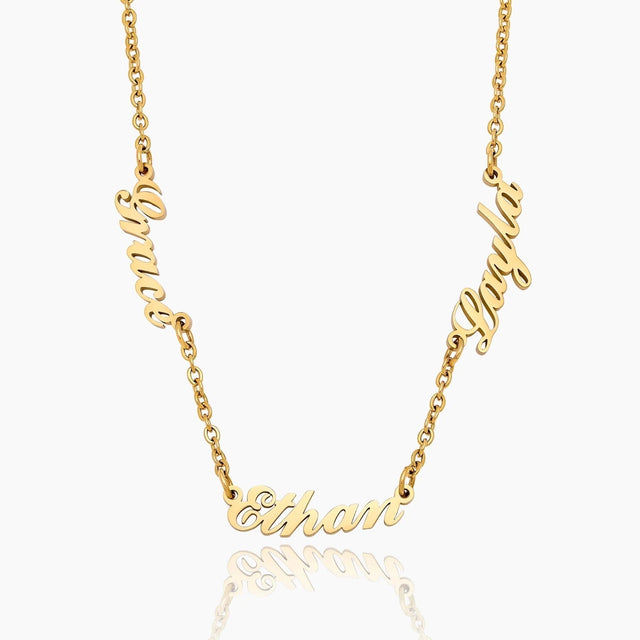 Necklace with Multiple Names