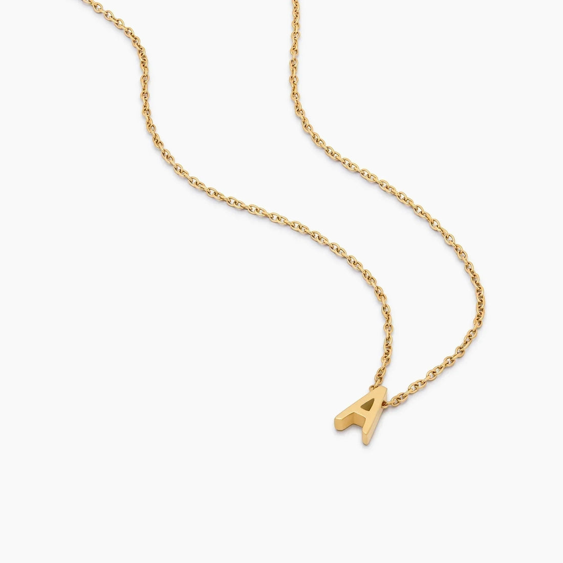 Delicate Necklace with Initial Charm