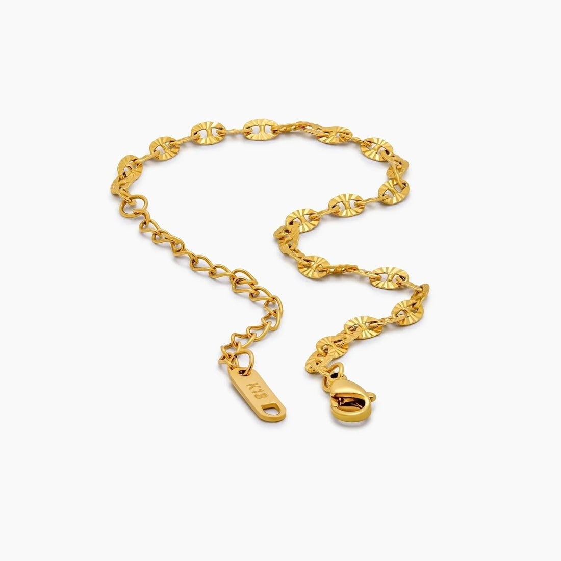 Bold Sequin Link Chain Bracelet