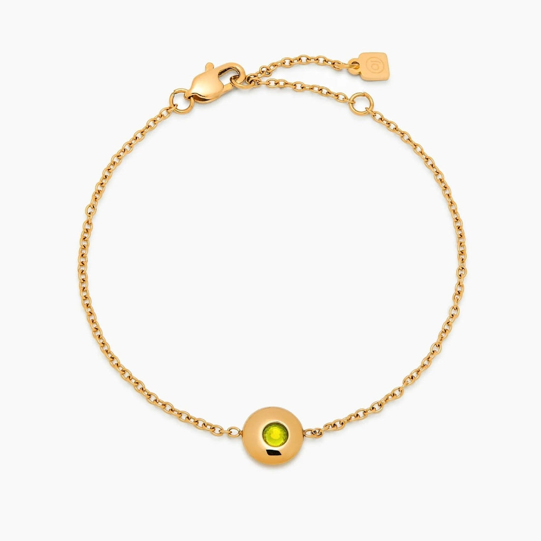 Mini Charm Bracelet with Birthstone