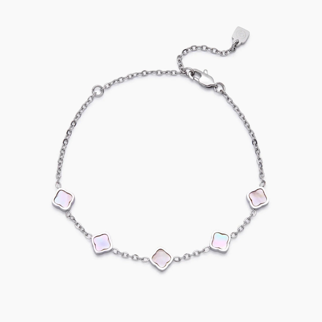Mini Clover Bracelet with Pearl