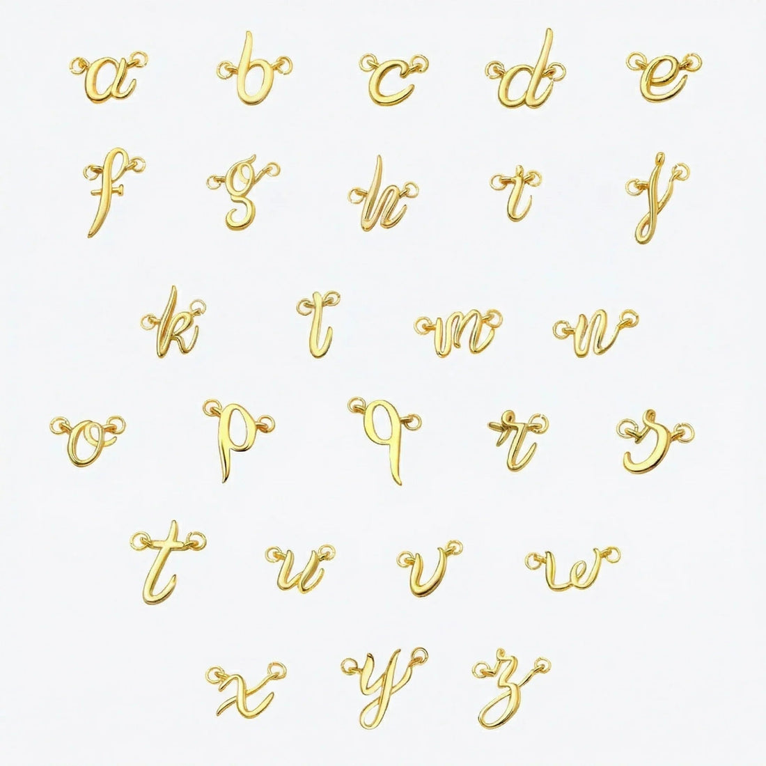 Delicate Bracelet with Cursive Initial