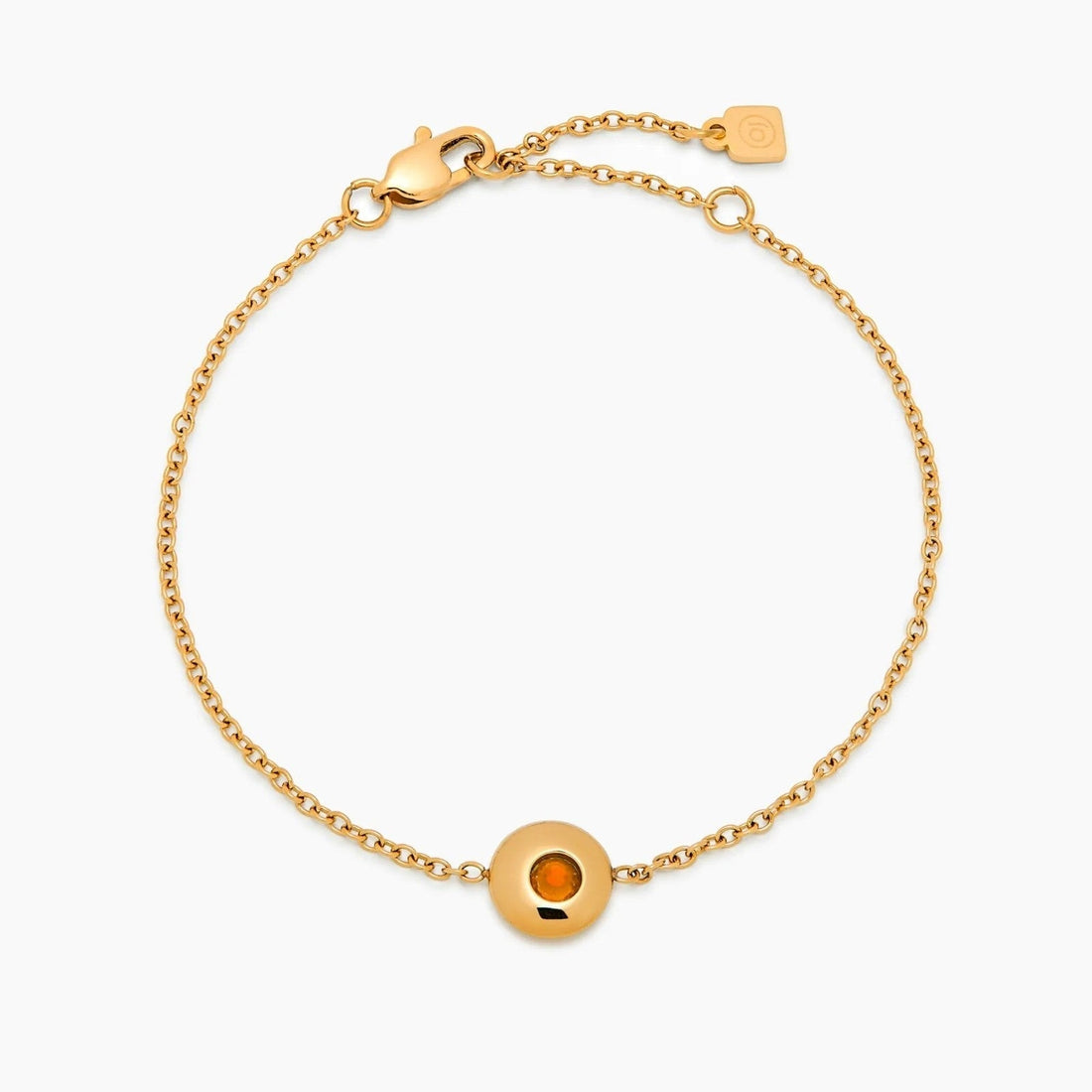 Mini Charm Bracelet with Birthstone