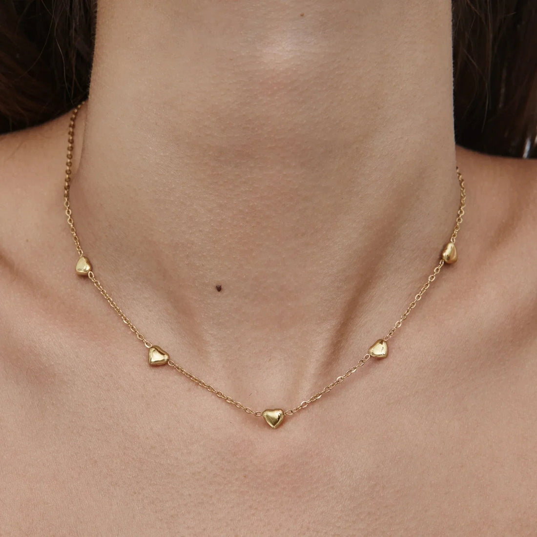 Embossed Heart Necklace