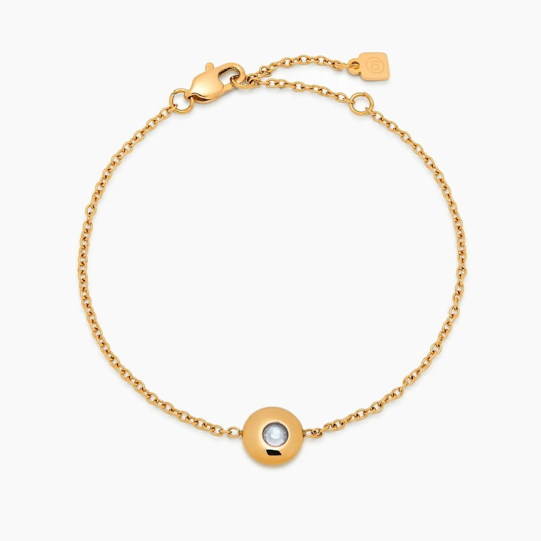 Mini Charm Bracelet with Birthstone
