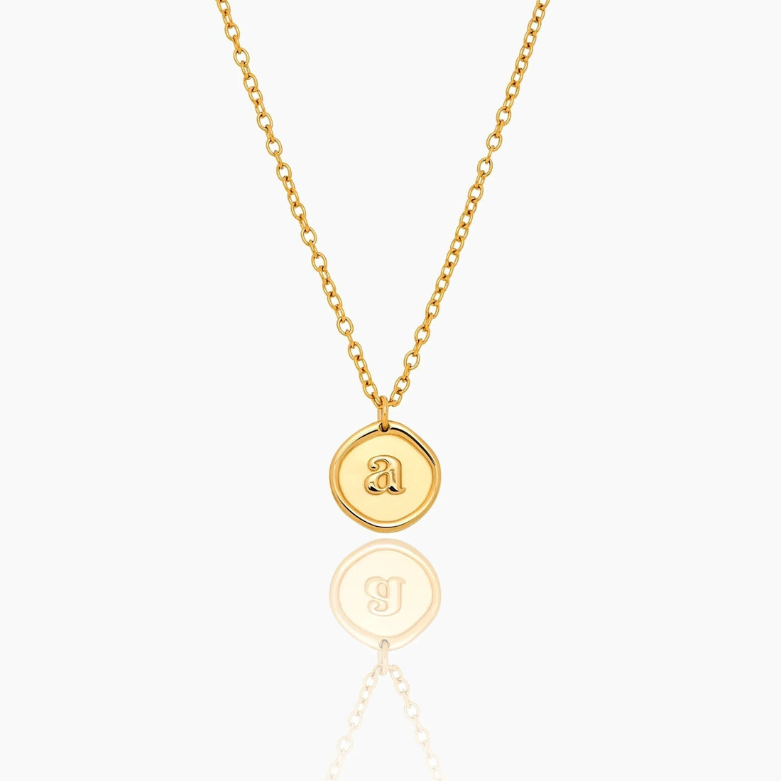 Necklace with Initial Signet