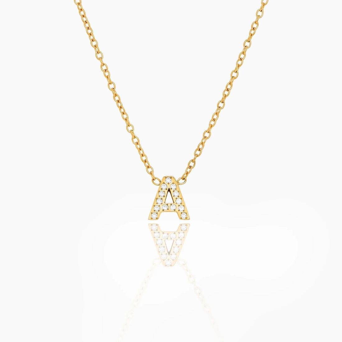 Pavé Initial Necklace