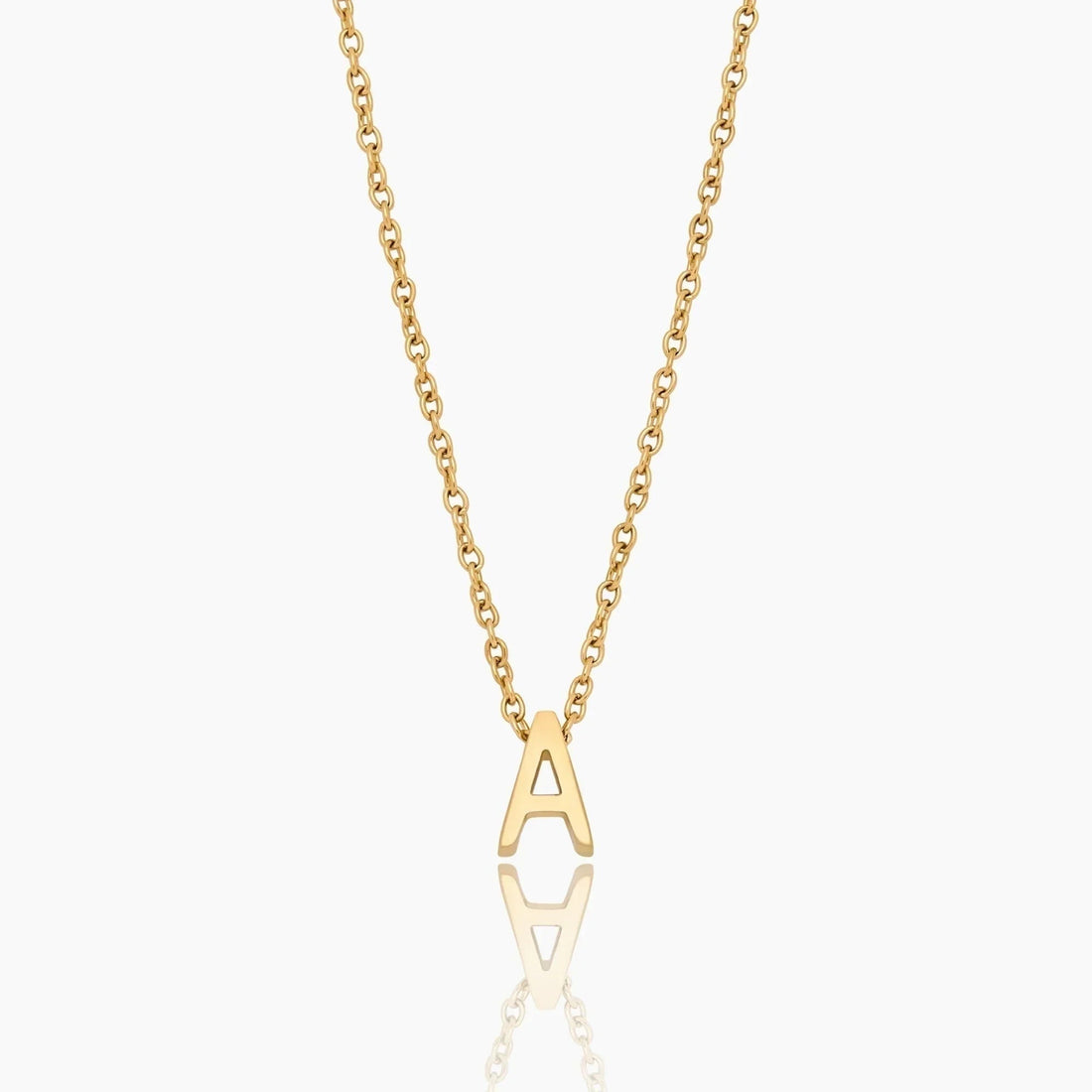 Delicate Necklace with Initial Charm