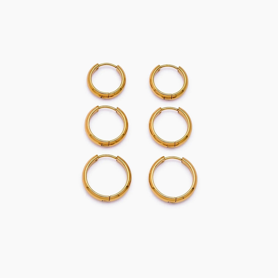 Bold Dome Hoop Earrings
